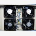 Cooling panel w. 4 fans 4.5", 115 V, Cooling panel w. 4 fans 4.5", 115 V,